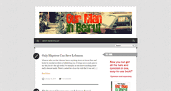 Desktop Screenshot of ourmaninbeirut.com